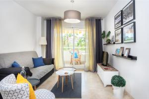 TV a/nebo společenská místnost v ubytování Apartamento Azul