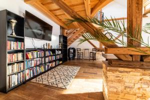 The library in Az apartmant
