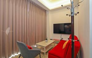 TV/trung tâm giải trí tại 宜蘭莫內花園城堡
