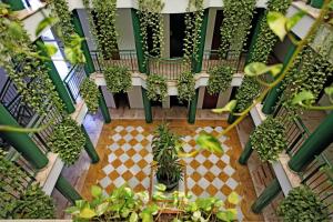 A garden outside Apartamentos Vértice Bib Rambla
