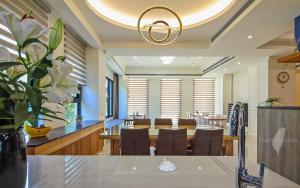 Khu vực ghế ngồi tại 宜蘭莫內花園城堡