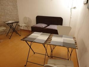 a living room with a couch and a table at Bed & Breakfast La Rocca in Taormina