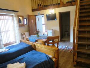Postel nebo postele na pokoji v ubytování Medieval Apartments Frauendorf