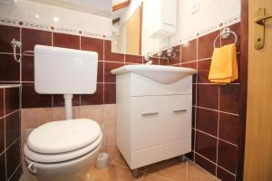 Kúpeľňa v ubytovaní Apartman Matošin + 9 fotografií