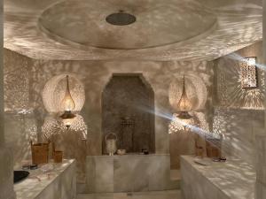 Vannituba majutusasutuses BCK Art Riad