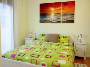 Llit o llits en una habitació de Apartamento Lliris Sol
