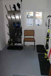 Fitness centrum a/nebo fitness zařízení v ubytování Ferienwohnung Rigoleth