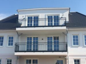 Balkón nebo terasa v ubytování Dünenrose Apartment 7