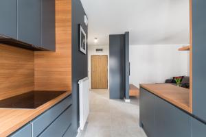Kuchnia lub aneks kuchenny w obiekcie Luksusowy apartament przy Targach