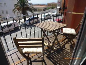 Balkón alebo terasa v ubytovaní el apartamento junto al mar