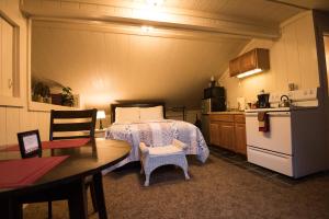 Η κουζίνα ή μικρή κουζίνα στο Timber Ridge Lodge Ouray