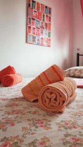 A bed or beds in a room at Stavrini's House