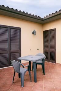 Um pátio ou outra área exterior em I Leoncini