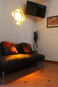 Posezení v ubytování Hotel Posada Chamacuero