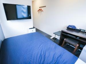 TV a/nebo společenská místnost v ubytování HOTEL LiVEMAX Tokyo Shintomicho