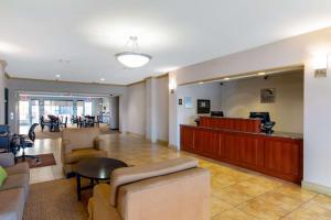 a lobby of a hospital with a waiting room at Sleep Inn & Suites Near Fort Cavazos in Killeen