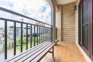 Balcone o terrazza di Post-mountain view
