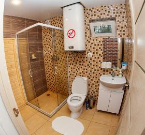 ห้องน้ำของ Cottages Sosnovo Life