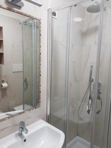 Koupelna v ubytování Hotel Kennedy