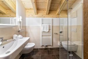 Koupelna v ubytování Hotel Moritz