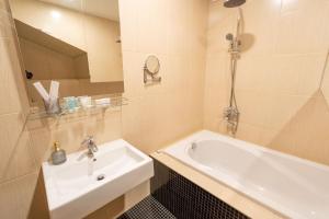 Koupelna v ubytování Mini-hotel People