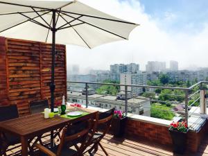 Balkón nebo terasa v ubytování Mini-hotel People