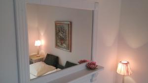 Voodi või voodid majutusasutuse B&B Pletna a Double Lake-View Room toas
