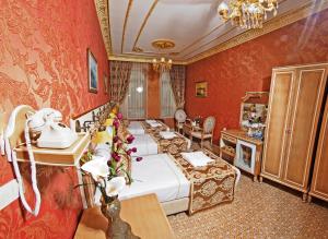 Posezení v ubytování Glamour Classic Hotel Istanbul Sirkeci