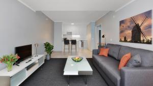 TV o dispositivi per l'intrattenimento presso Strand Hotell Borgholm