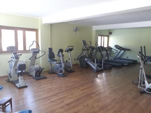 Posilňovňa alebo fitness centrum v ubytovaní Hotel Vitalba