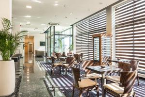 Χώρος καθιστικού στο Hotel Mondo