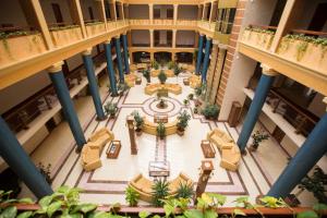 an overhead view of the lobby of a hotel at Hotel Russia in Tsaghkadzor