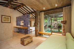 Uma área de estar em Hotel de Lençois