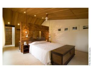 Cama ou camas em um quarto em Hotel de Lençois