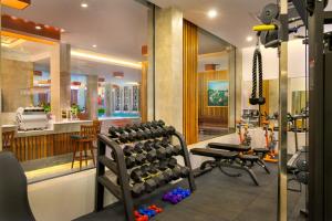 Fitness centrum a/nebo fitness zařízení v ubytování Ta Prohm Hotel & Spa