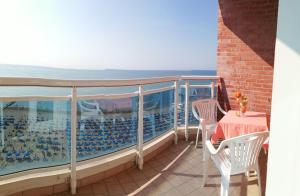 ระเบียงหรือลานระเบียงของ Hotel Caravelle&MiniCaravelle