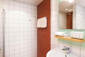 Koupelna v ubytování ProfilHotels President