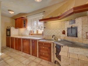 Kuchyň nebo kuchyňský kout v ubytování Family Apartment Rihter