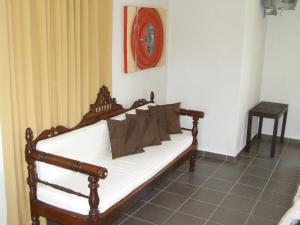 A seating area at To Ktima tis Matinas