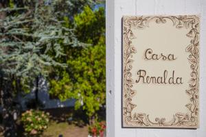 Certifikát, hodnocení, plakát nebo jiný dokument vystavený v ubytování Casa Renalda