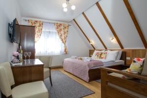 Posezení v ubytování B&B Lady of the Lake