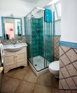 Koupelna v ubytování B&B Il Vicolo