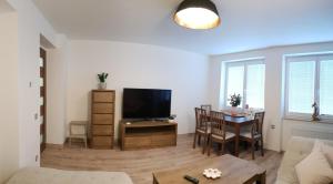 TV a/nebo společenská místnost v ubytování Apartmán U Labe