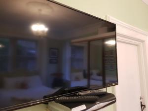 A television and/or entertainment center at Brae Cottage 