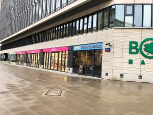 Supermarket alebo iný obchod pri apartmáne alebo v okolí
