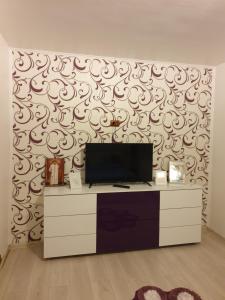 Μια τηλεόραση ή/και κέντρο ψυχαγωγίας στο Apartament Oana's Home