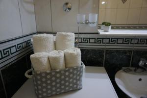 Kúpeľňa v ubytovaní Deluxe Apartman Pervan + 37 fotografií