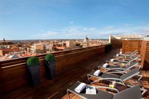 Balkón nebo terasa v ubytování Hotel Cortezo