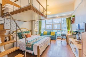 Voodi või voodid majutusasutuse Westlake Service Apartment toas