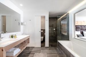 Kúpeľňa v ubytovaní Sporthotel Sonne